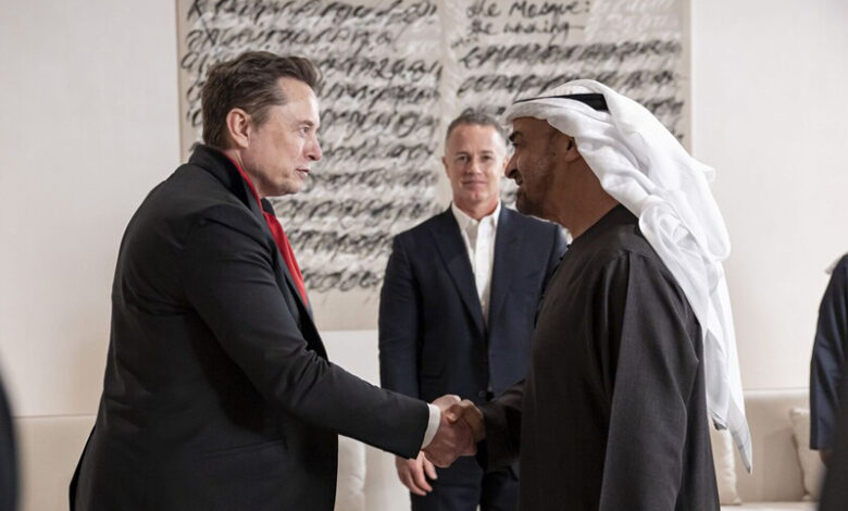 Mohammed bin Zayed Elon Musk
