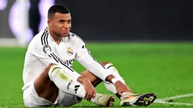 mbappé . blessure 31122025