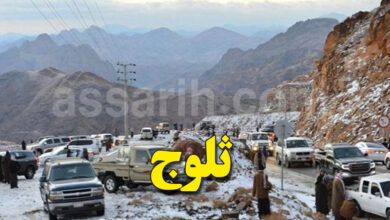 saudi snowfall