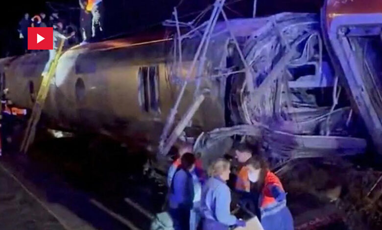 Accident train Espagne