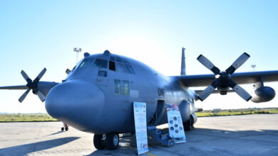 Avion Militaire C 130 Armée d'air Tunisie