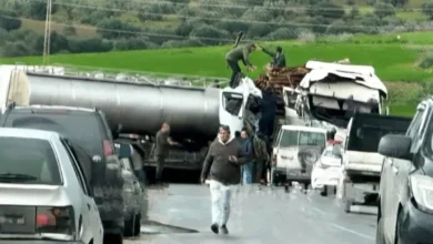 Beja... Collision entre deux camions, lundi 26 janvier 2026