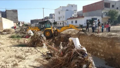 Conséquences des inondations à Nabeul