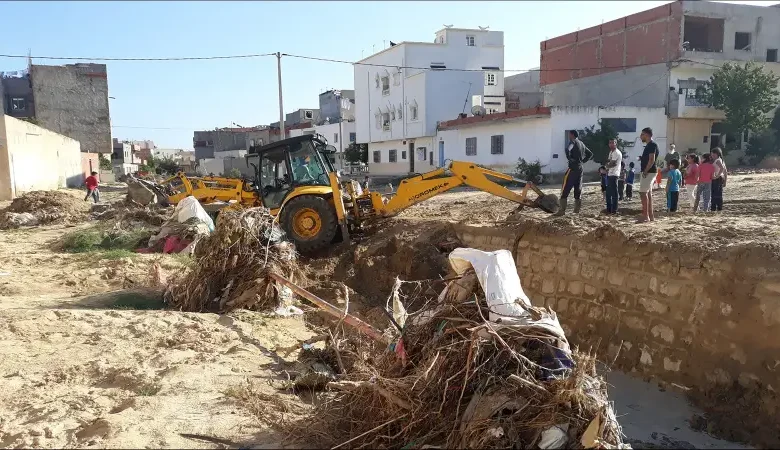 Conséquences des inondations à Nabeul