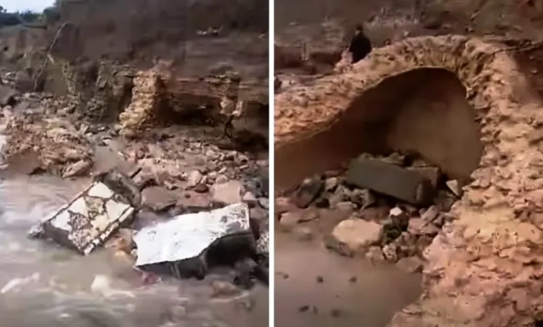 En raison des fortes vagues... plusieurs découvertes archéologiques ont été faites à Nabeul et Mahdia.