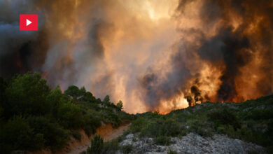 France Incendies dans les Alpes