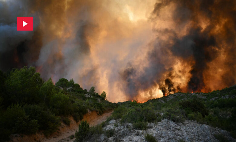 France Incendies dans les Alpes