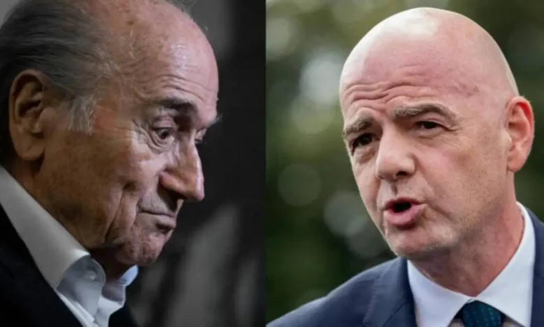 Gianni Infantino et Joseph Blatter