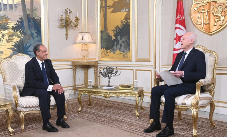 Kais Saied et Badr Abdelatti