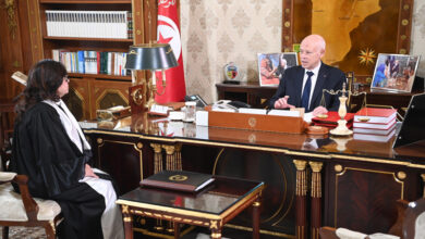 Kais Saied et Fadhila Gargouri