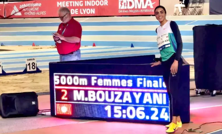 La coureuse Marwa Bouziani établit un nouveau record national