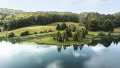 Lac de montagne