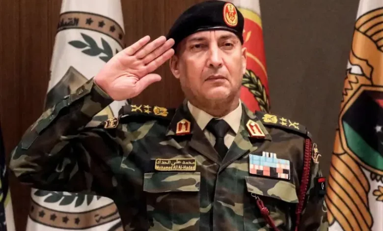Le chef d'état-major libyen Mohammed Ali al-Haddad