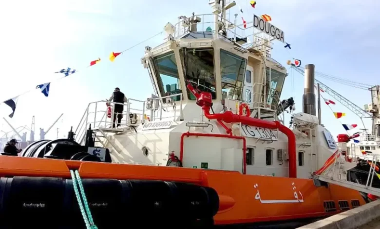 Le port commercial de Gabès se renforce grâce à un nouveau remorqueur maritime.
