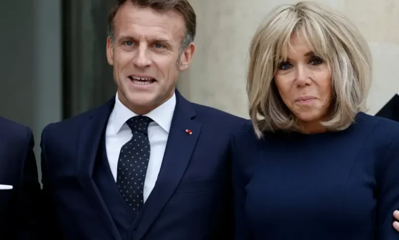 Macron et sa femme