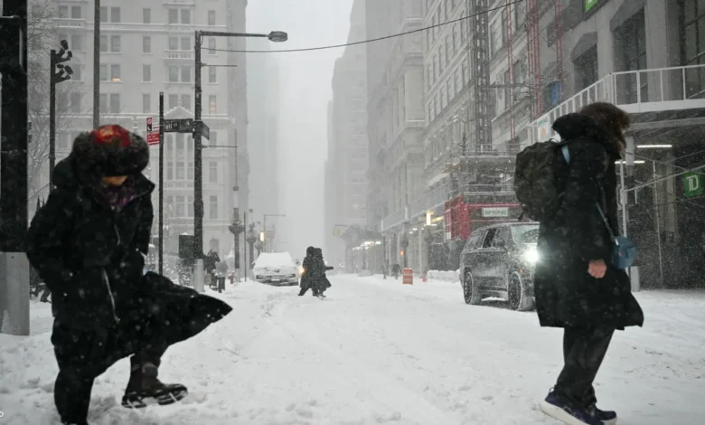 Orage Neige Etats Unis