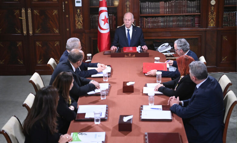 Président Kais Saied Réunion Palais Carthage 14 Janvier 2026