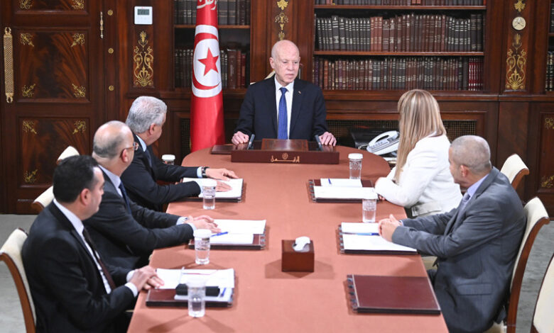 Président Kais Saied Réunion Palais de Carthage