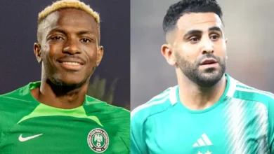 Riyad Mahrez et Victor Osimhen