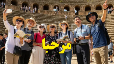 Touristes japonais en Tunisie