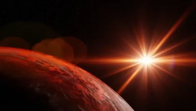 Une conjonction solaire masque la planète Mars
