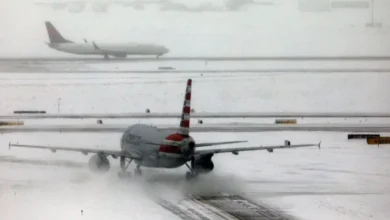 Une tempête de neige frappe l'Amérique