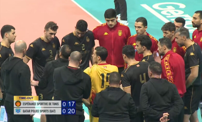 esperance sportive de tunis vs police de qatar
