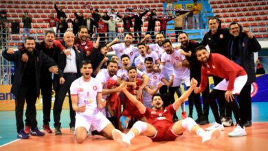 volley . ess - ittihad lybien 3-0 le 8 jan 2026