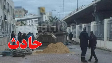 Accident Camion Pont La République Tunis 17 Février 2026