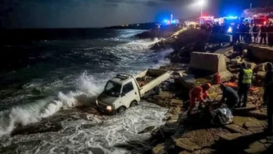 Bizerte. Plage rocheuse
