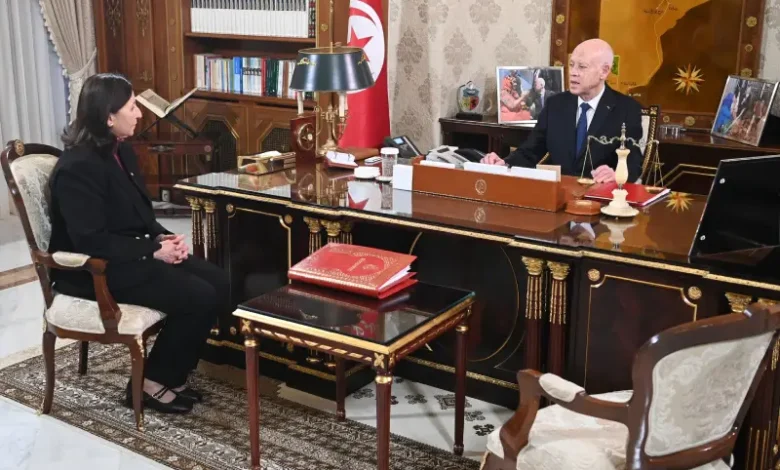 Kais Said et Saraha Zaafrani Zenezri