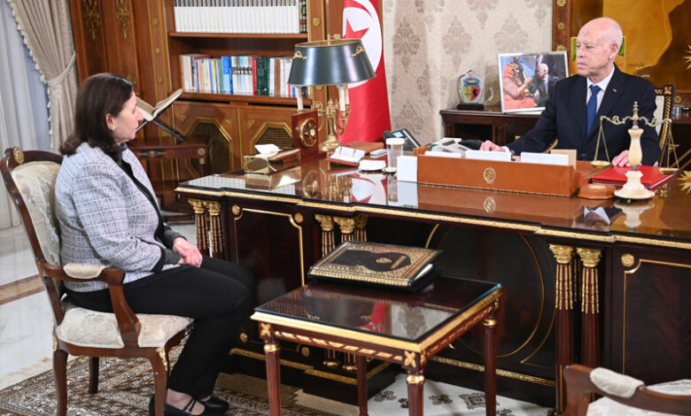 Kais Saied Sarah Zaafrani Zenezri
