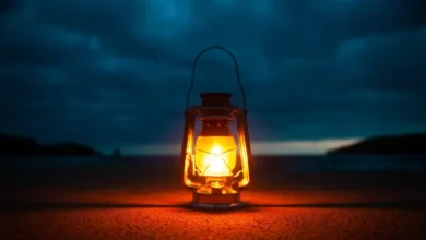Lampe Allumée