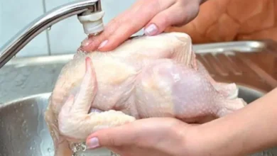 Lavez le poulet