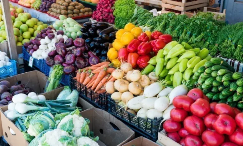 Marché aux fruits et légumes