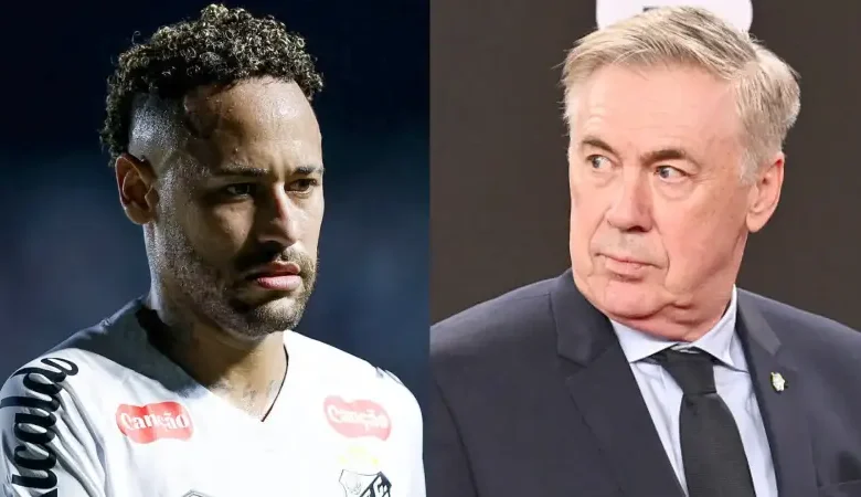 Neymar et Ancelotti