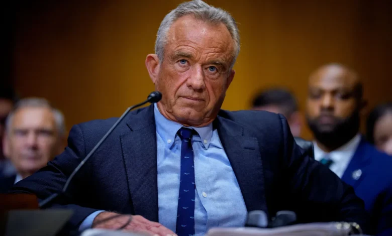 Robert F. Kennedy Jr Health and Human Services Secretary.