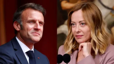 emmanuel macron giorgia meloni