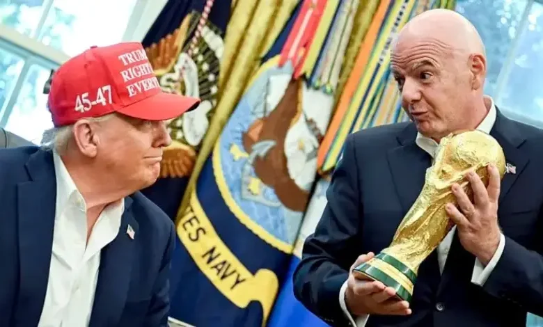 infantino & trump coupe du monde