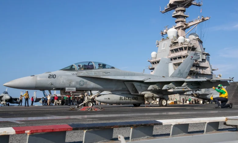 porte avion américain gerald ford