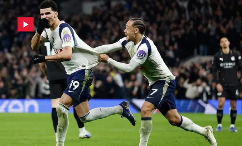 tottenham vs man city