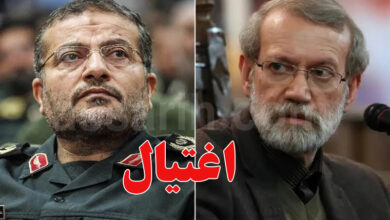 Ali Larijani and Gholamreza Soleimani