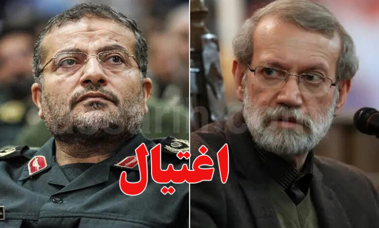 Ali Larijani and Gholamreza Soleimani