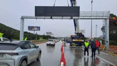 Début des travaux d'installation des feux de circulation