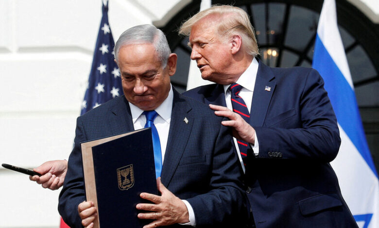 Donald Trump benyamin netanyahou