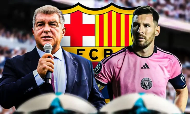 FC Barcelona news joan laporta lionel messi relationship
