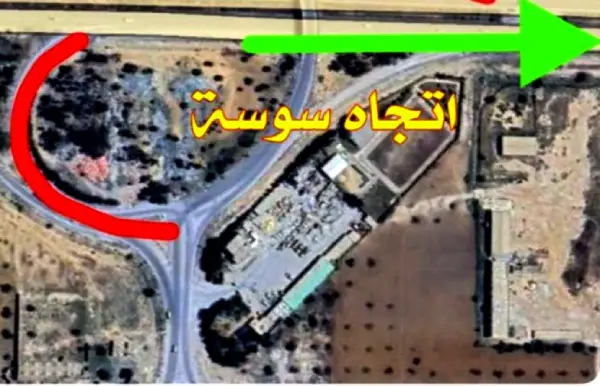 Fermeture de l'échangeur menant à l'autoroute A1 en direction de Sousse