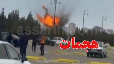 Iranian attacks in azerbaïdjan