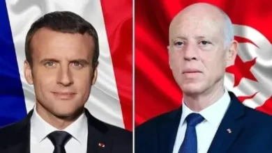 Kais Saied Emmanuel Macron