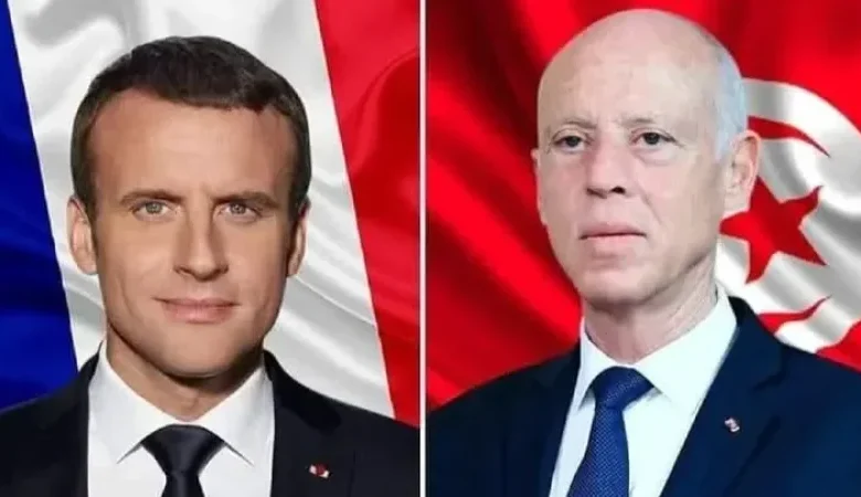 Kais Saied Emmanuel Macron